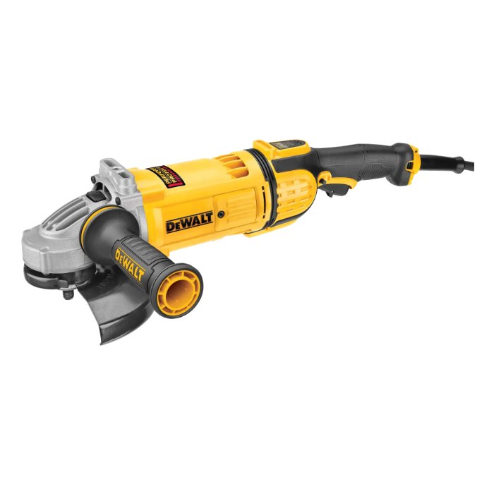 Dewalt Dwe4597-In 2600W, 180Mm Large Angle Grinder With Perform & Protect (Made In India) - Color: Yellow And Black