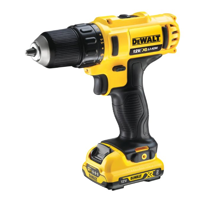 Dewalt Dcd710D2-In 12V, 2.0Ah, Cordless Drill/Driver. - Application: Light Drilling And Screwdriving In Tight Spaces