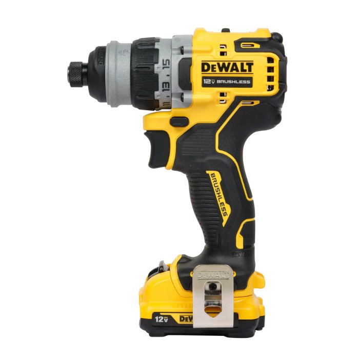 Dewalt Dcd703D2-B1 18V, 2.0Ah Brushless Multi-Head Drill - Battery Capacity: 2.0 Ampere-Hour (Ah)