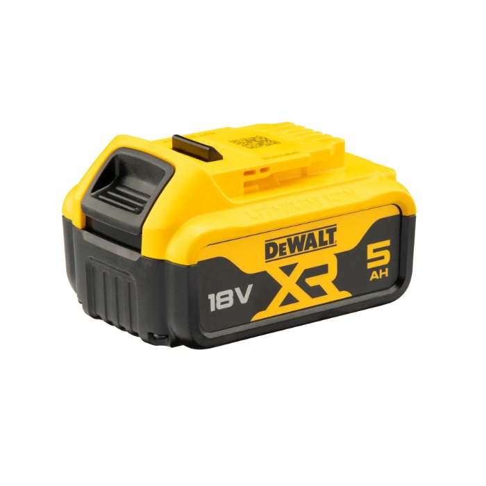 Dewalt Dcb184-B1 18V 5.0Ah Xr Li-Ion Battery Pack - Battery Capacity: 5.0 Ampere-Hour (Ah)