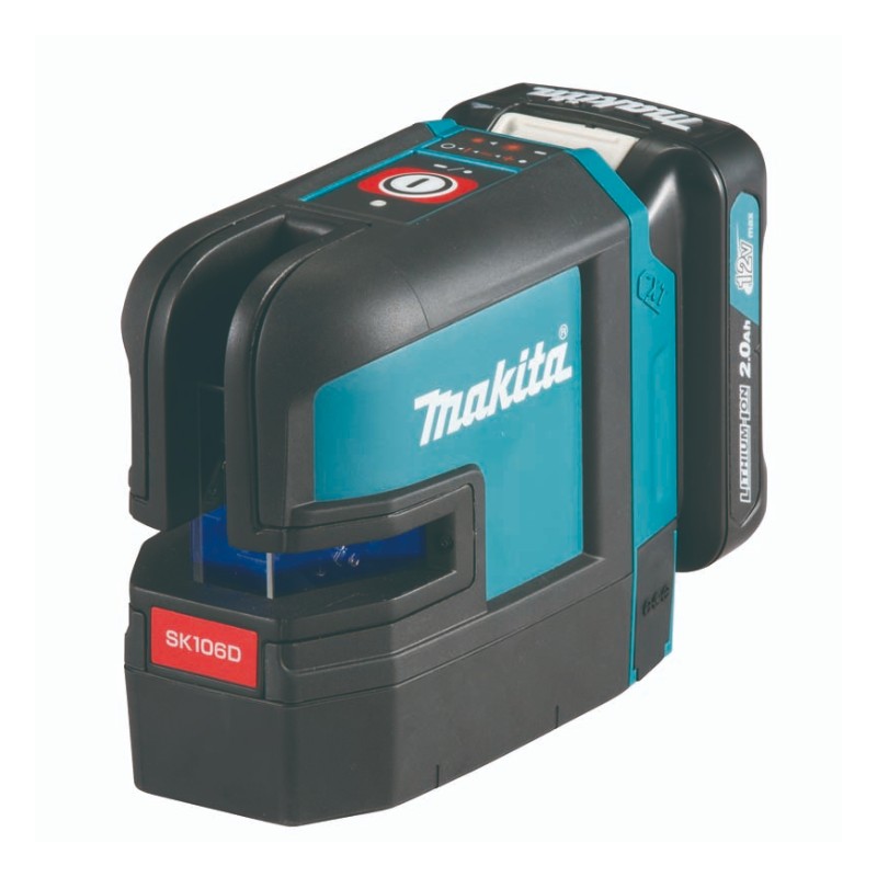 Makita SK106DZ 12V Crdlss Red 4P Cross Line Laser