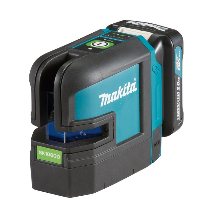 Makita SK106GDZ 12V Crdlss Grn 4P Cross Line Laser