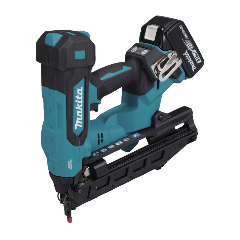 Makita DBN610RFJ 16GA Finish Nailer(Angl)BL1830B*2 DC18Rc