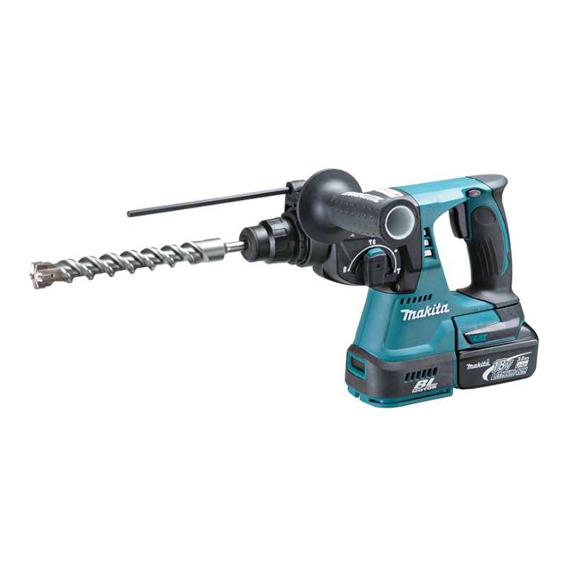 Makita DHR242RTE Cordless Rotary Hammer, 1850B*2, DC18Rc