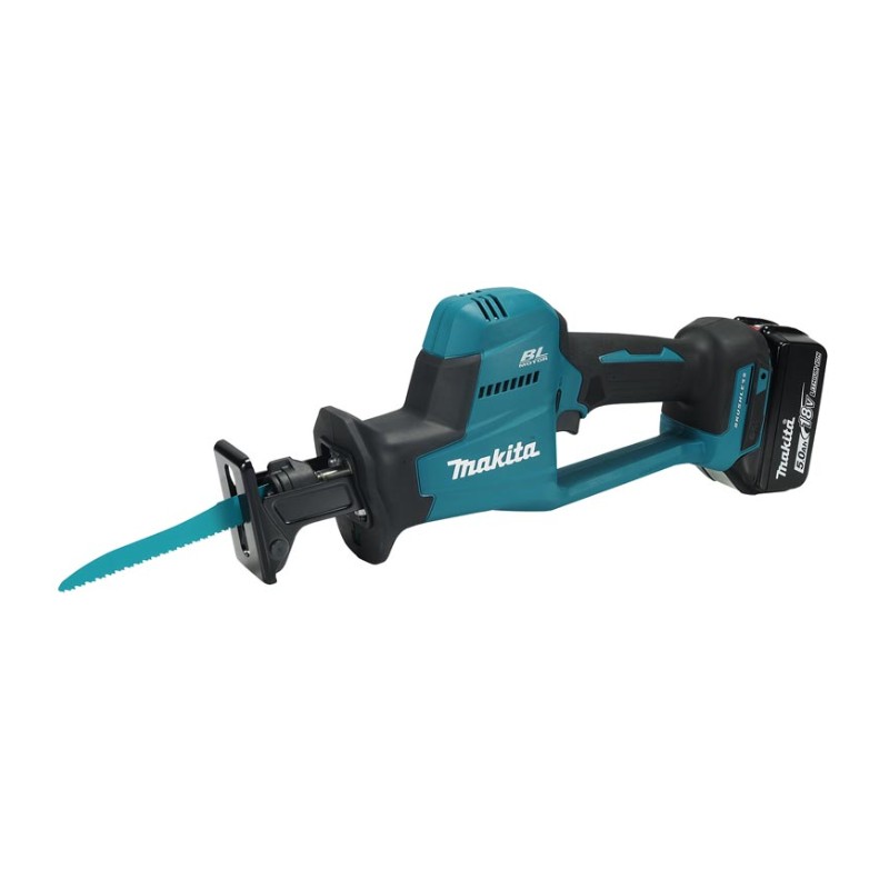 Makita DJR189RTJ 18V Recipro Saw One Handled Use