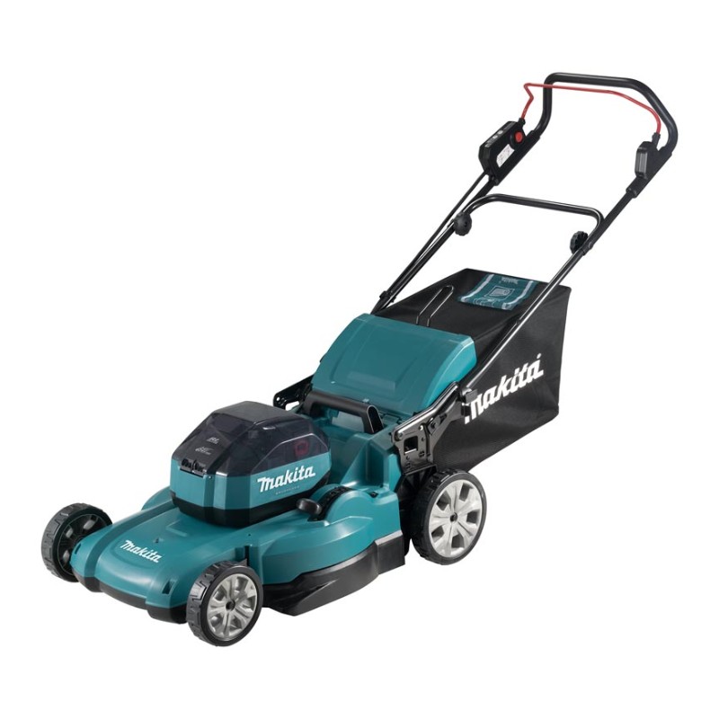 Makita Lm002Jm101 64V 530Mm Cordless Lawn Mower - Color: Blue
