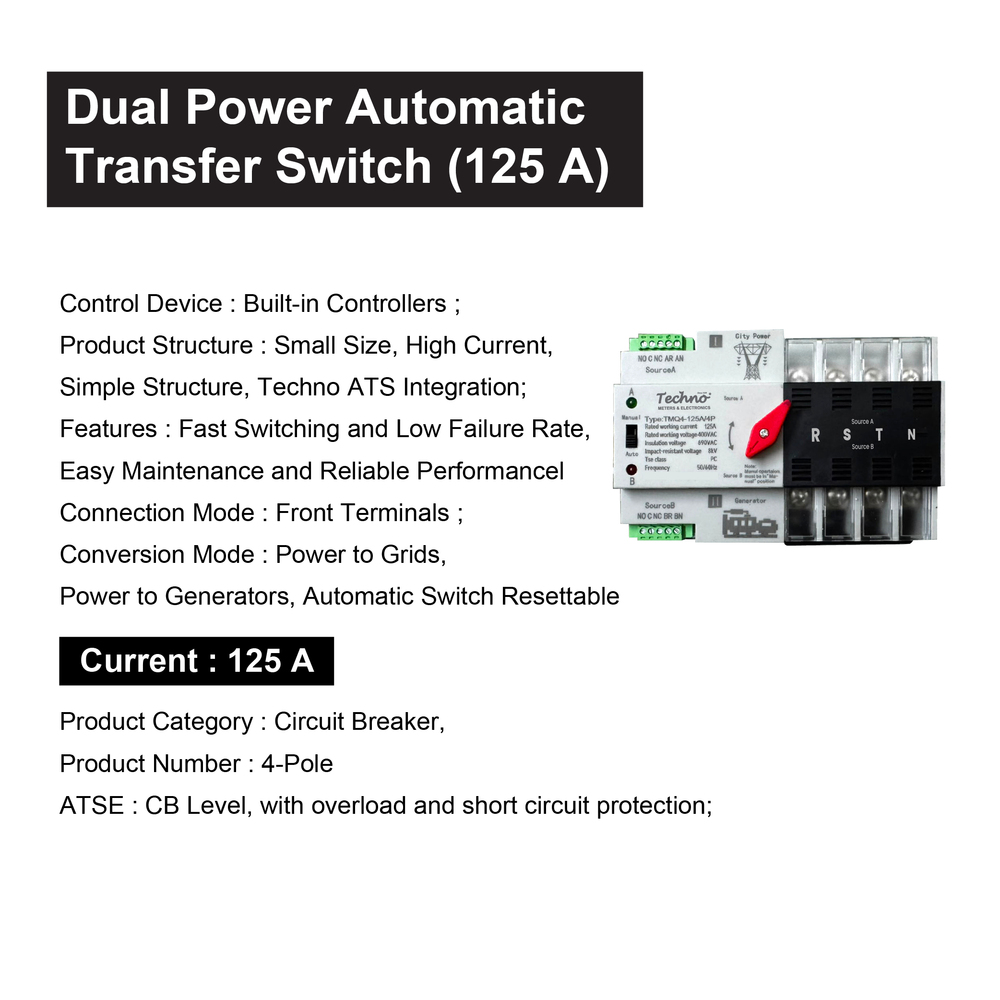 Automatic Power Transfer System 125 A