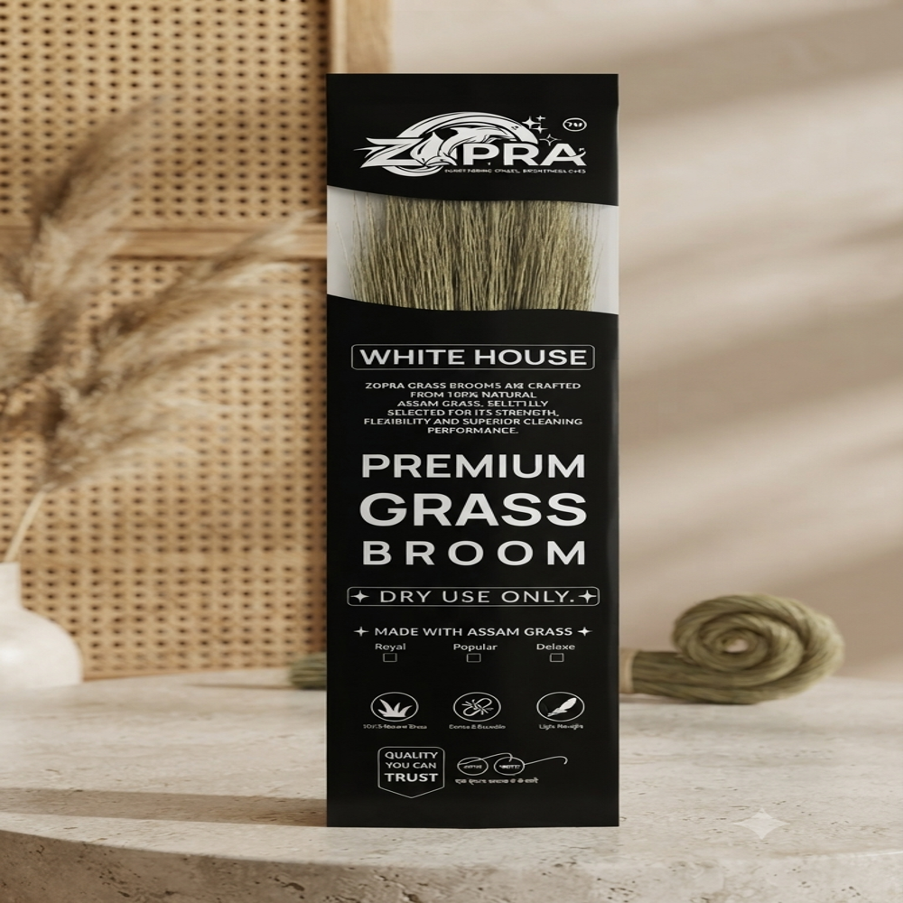 Broom packaging pouch 