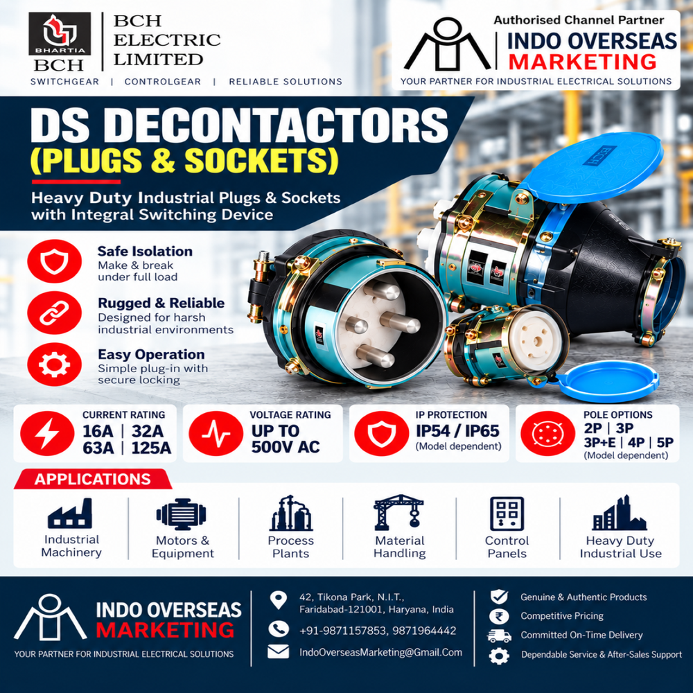 BCH - DS Decontactors (Plugs & Sockets)