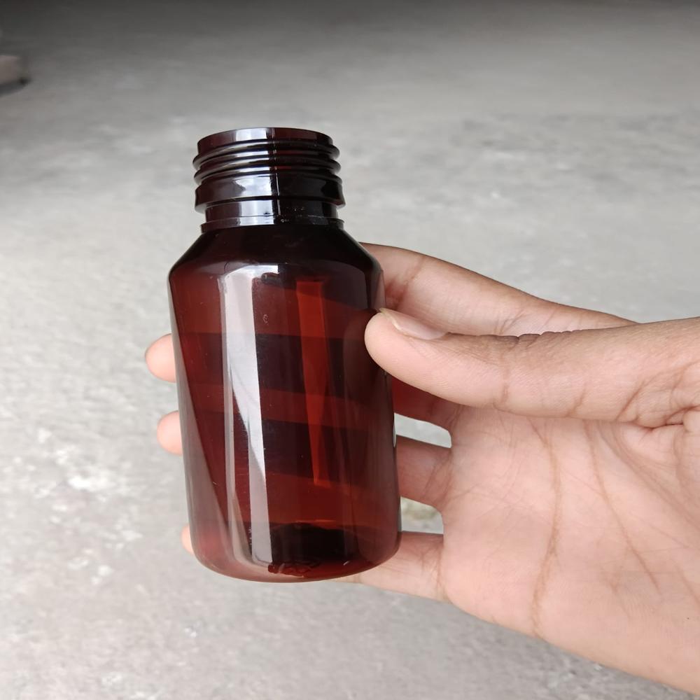 60 ml Amber Round Pharma Pet Bottle