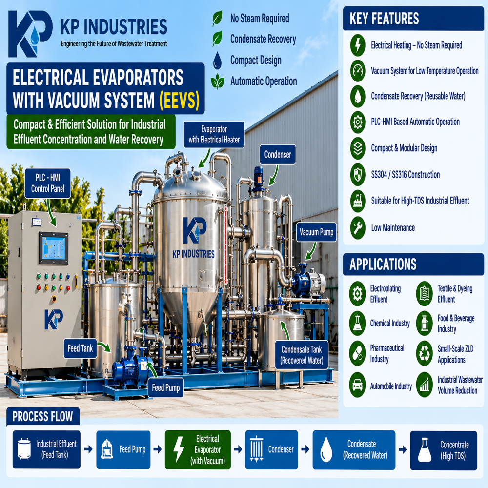Electrical Evaporators With Vacuum System (Eevs) - Automatic Grade: Automatic