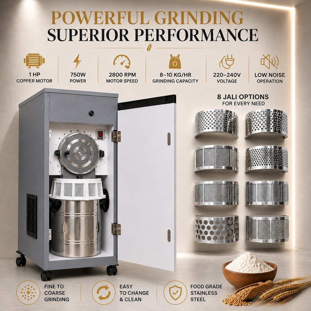 750 W Domestic Flour Mill