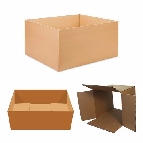 Half Slotted Boxes - A Grade Corrugated Board, Custom Sizes, Matte Finish, 3-7 Ply, B/c/e-flute, Moisture Resistant Option