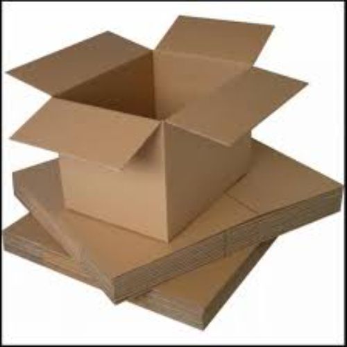 Regular Slotted Boxes - Corrugated Cardboard, Custom Sizes, Brown/matte, 3-7 Ply, Moisture Resistant, Multicolor Printing