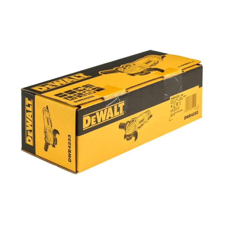 Dewalt Dwe4233-Qs 1400W 125Mm Sag With Paddle Switch & Des (Made In India) - Color: Yellow And Black