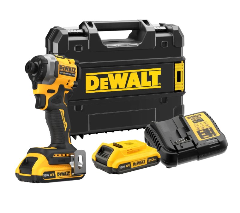Dewalt Dcf850D2-In 20V 2.0Ah 6.35Mm 3 Speed Impact Driver Brushless - Application: Driving Screws And Fasteners In Wood