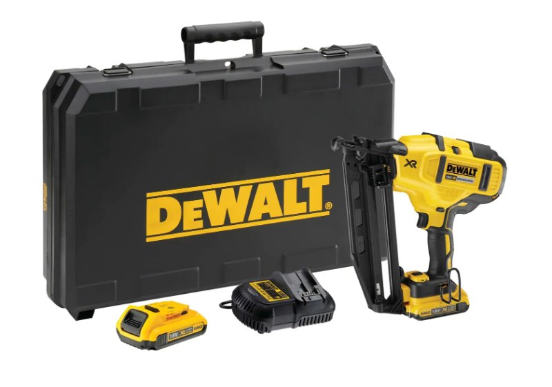 Dewalt Dcn660d2-qw 18v Xr 16ga Finish Nailer 2.0ah, 32mm-63mm Brad Nails - Application: Skirting
