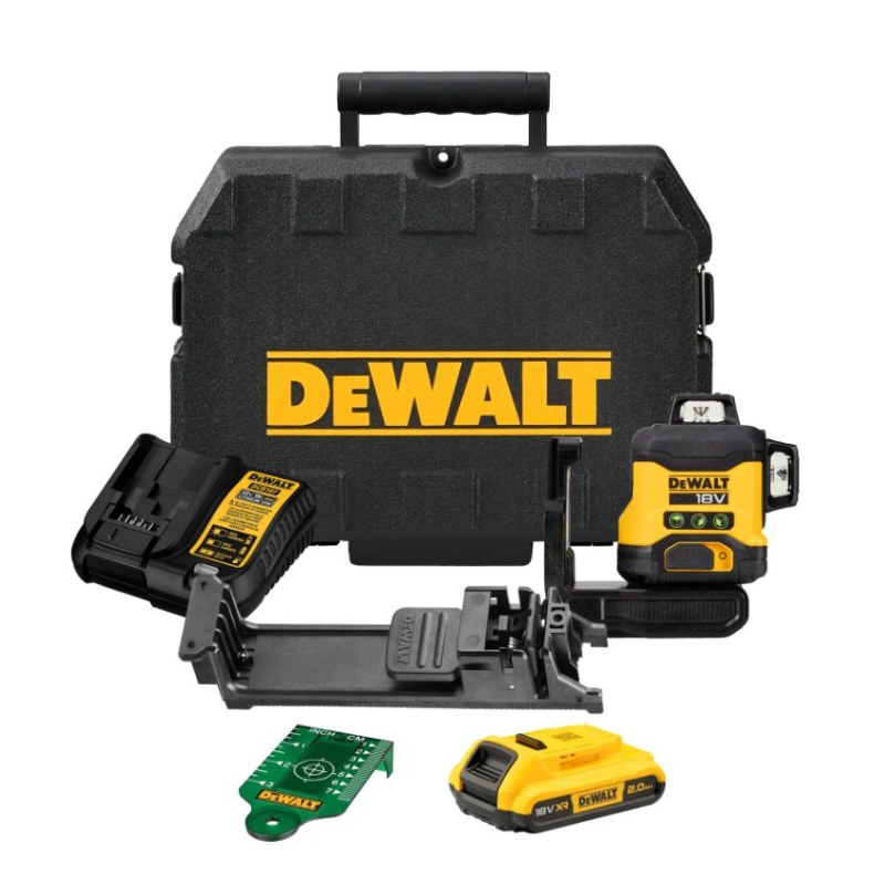 Dewalt Dcle34031D1-Qw 360 Degree Multiline Laser 12V - Green - Application: Layout