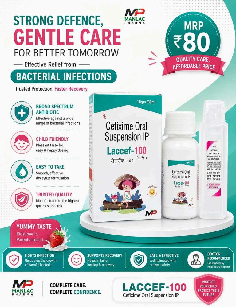 Laccef 100 Syrup