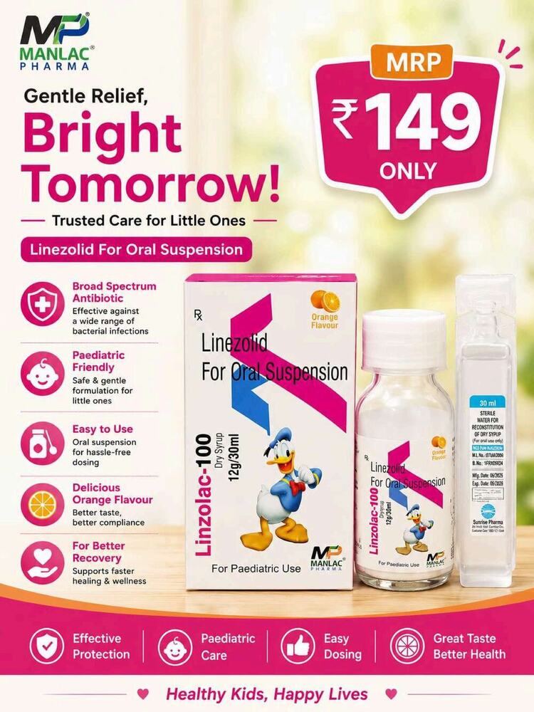 Linzolac 100 Dry Syrup