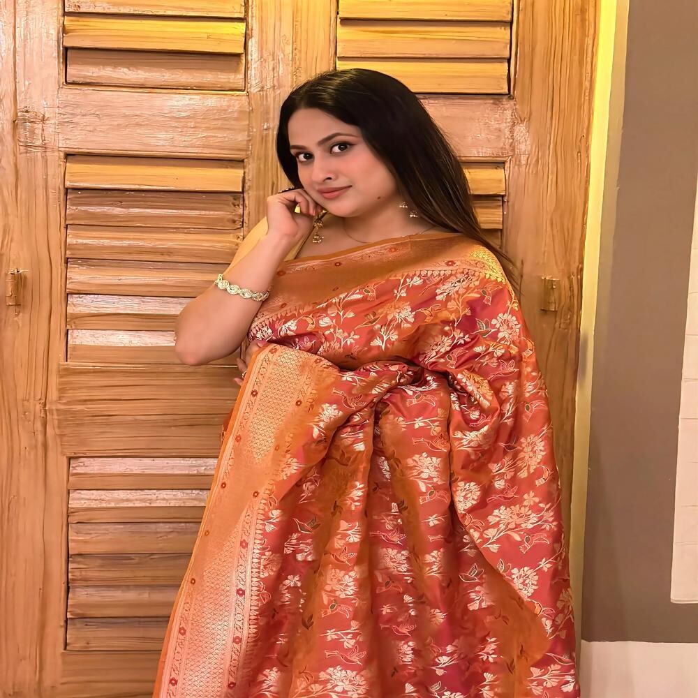 Ruhsana Jangla Timeless Copper Grandeur Saree