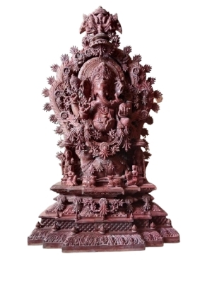 Hand carved pink stone