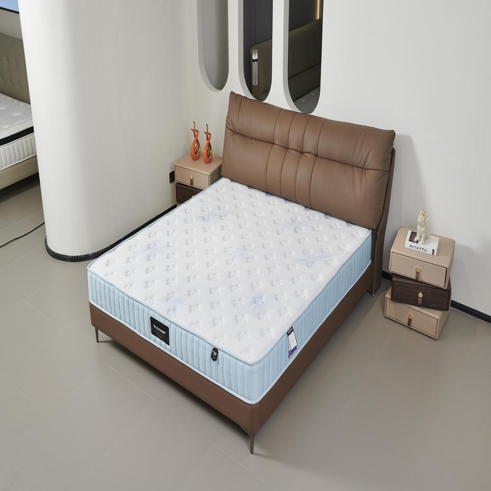 ModernBrown Leather Bed