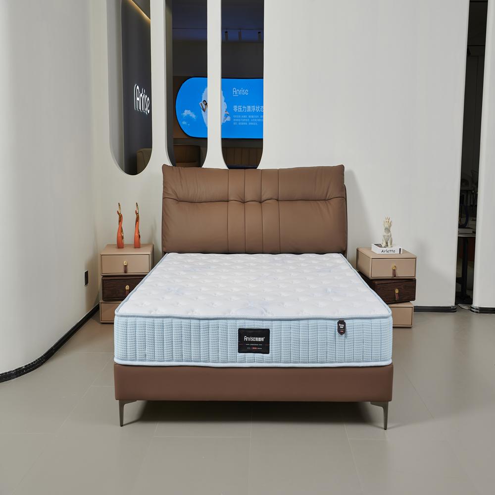 ModernBrown Leather Bed