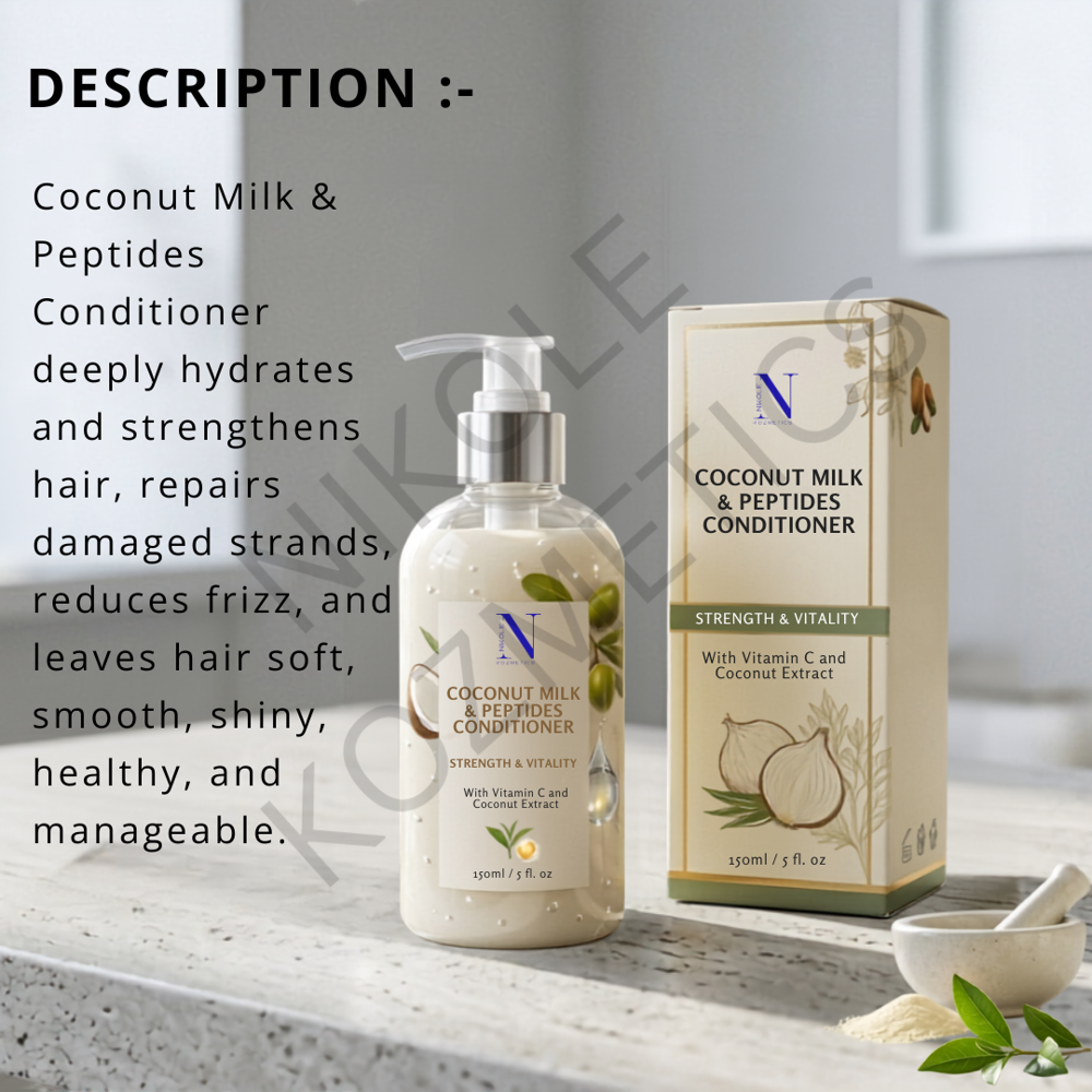 Coconut Milk & Peptides Conditioner - Age Group: All Ages