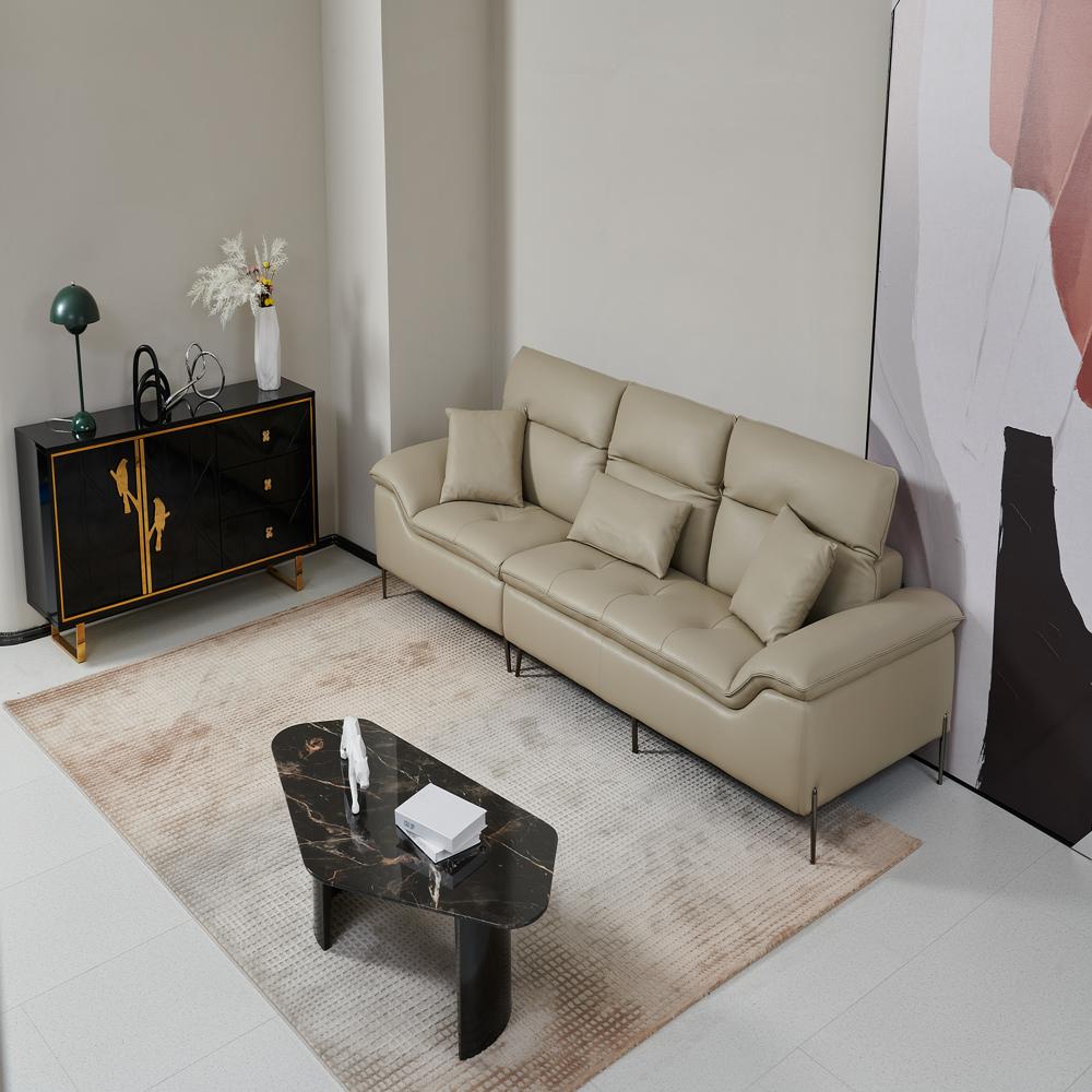 Modern Armrest Leather Sofa