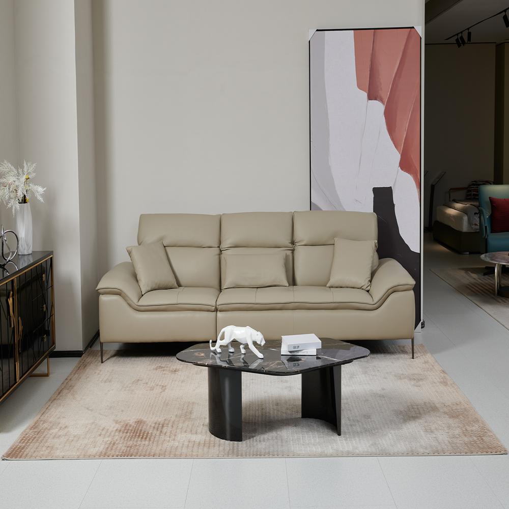 Modern Armrest Leather Sofa - Dimensions: 180*200 Centimeter (Cm)
