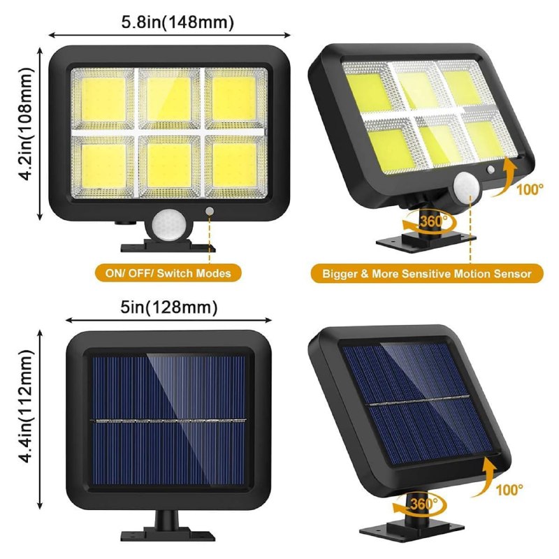Solar Powered Led Motion Sensor Light
