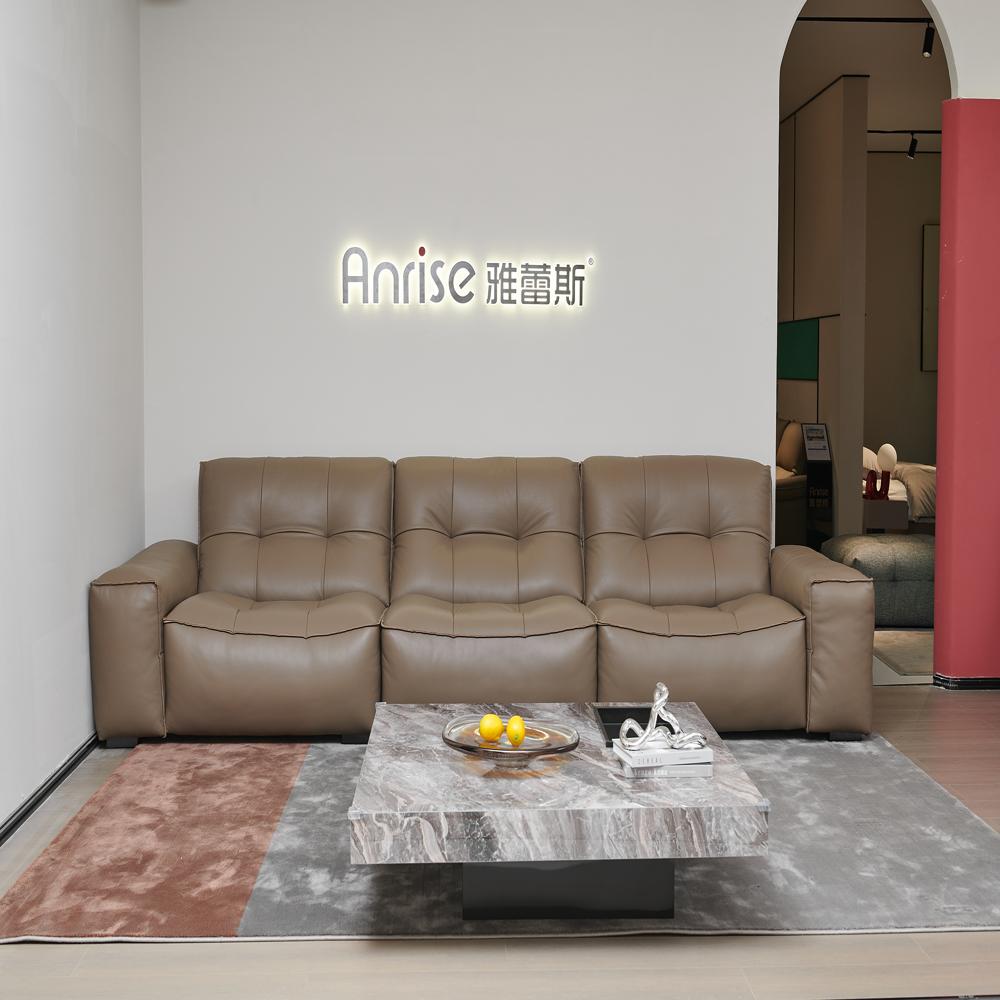 Modern Armrest Leather Sofa