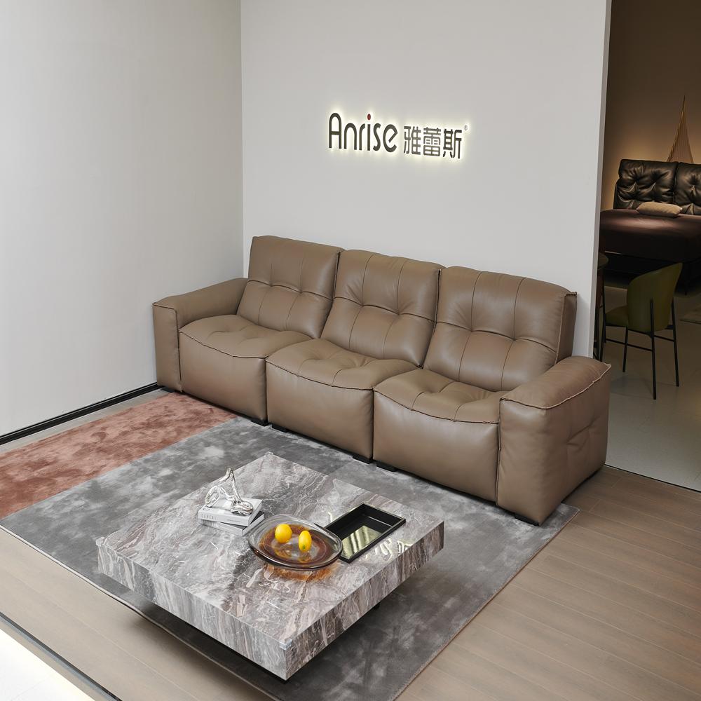Modern Armrest Leather Sofa