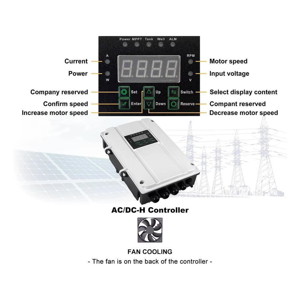 Solar AC and DC Submersible Pump