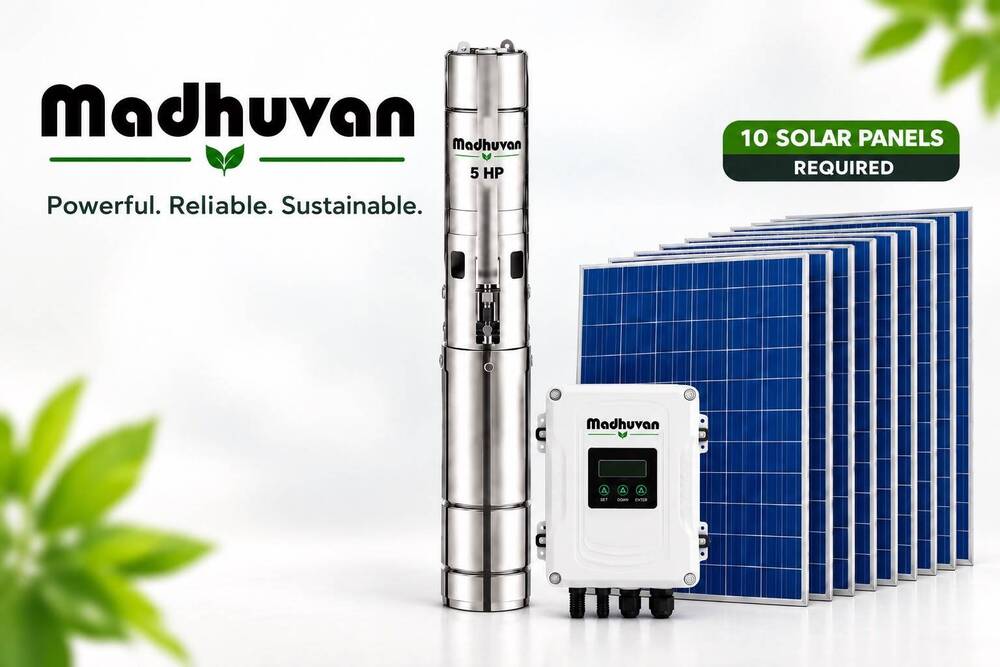 5 HP Solar AC and DC Submersible Pump