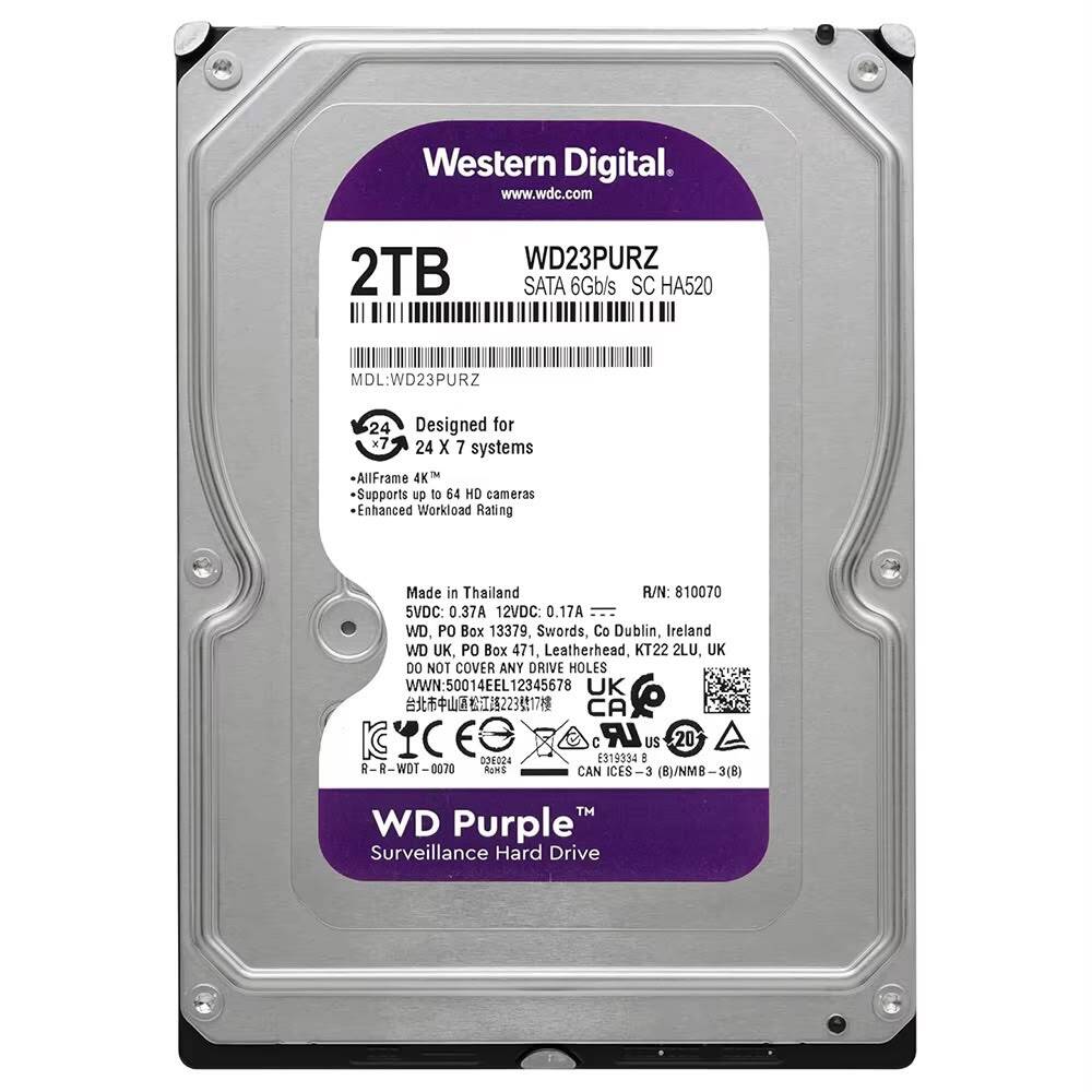 WD Purple 2TB HDD HARDISK 1WD60PURZ1 Untitled