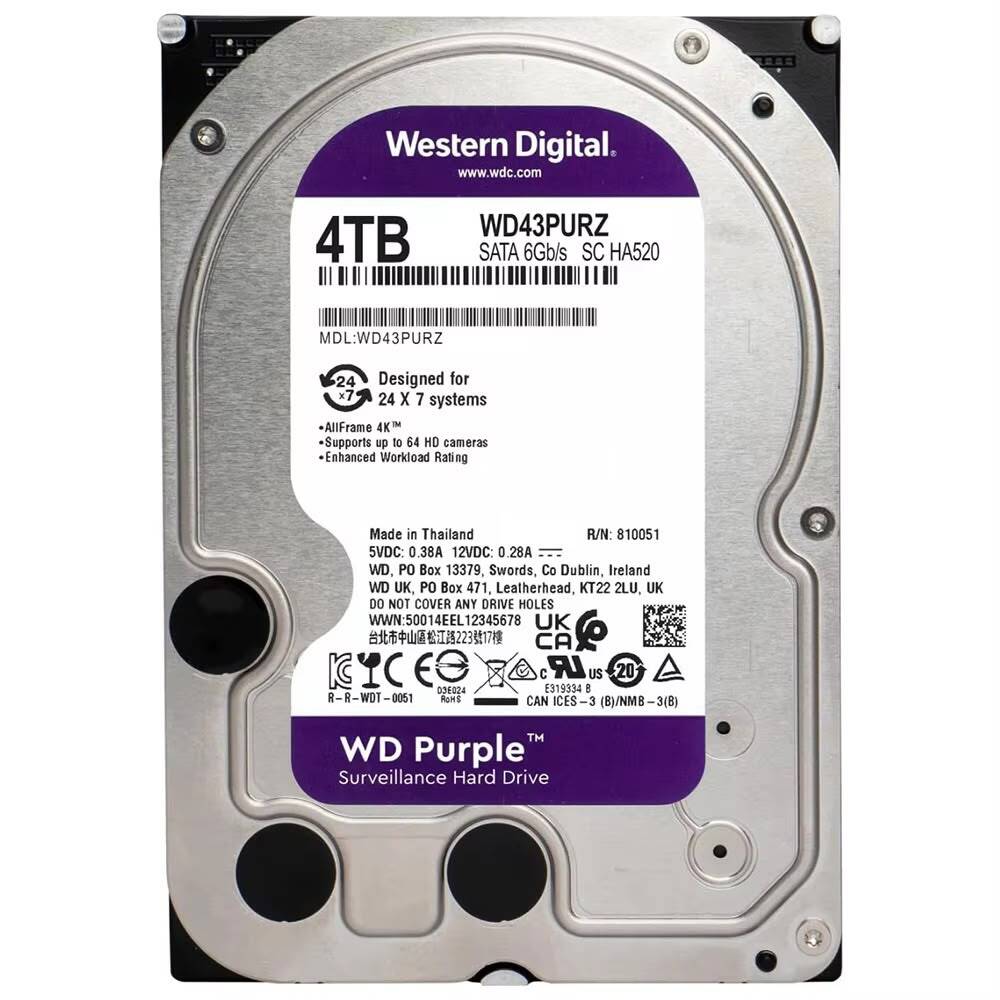 WD Purple 4TB HDD HARDISK 4WD60PURZ4 Untitled