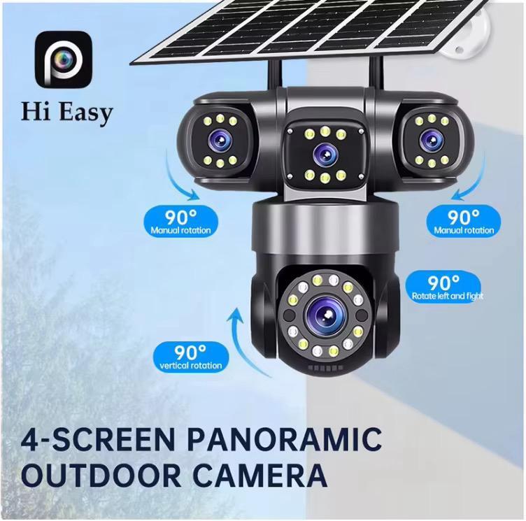 Hi Easy 4-Screen Panoramic Outdoor Camera
