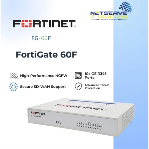 Fortinet FortiGate FG 60F Network Security Firewall