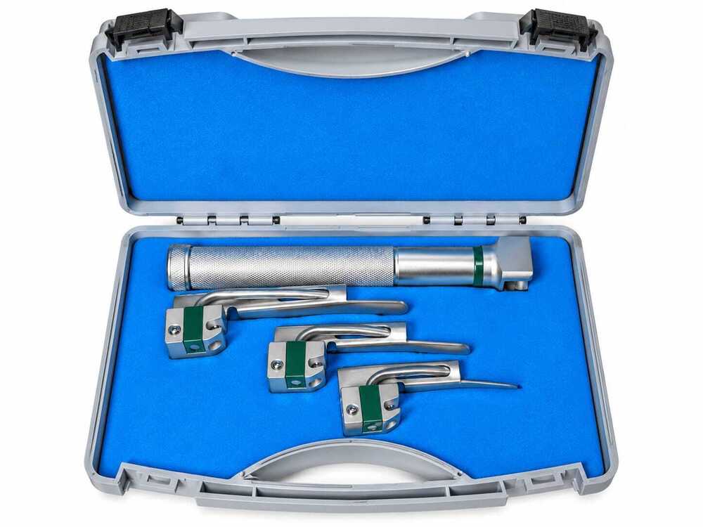 Laryngoscope Child Fiber Optic 3 Blade Set