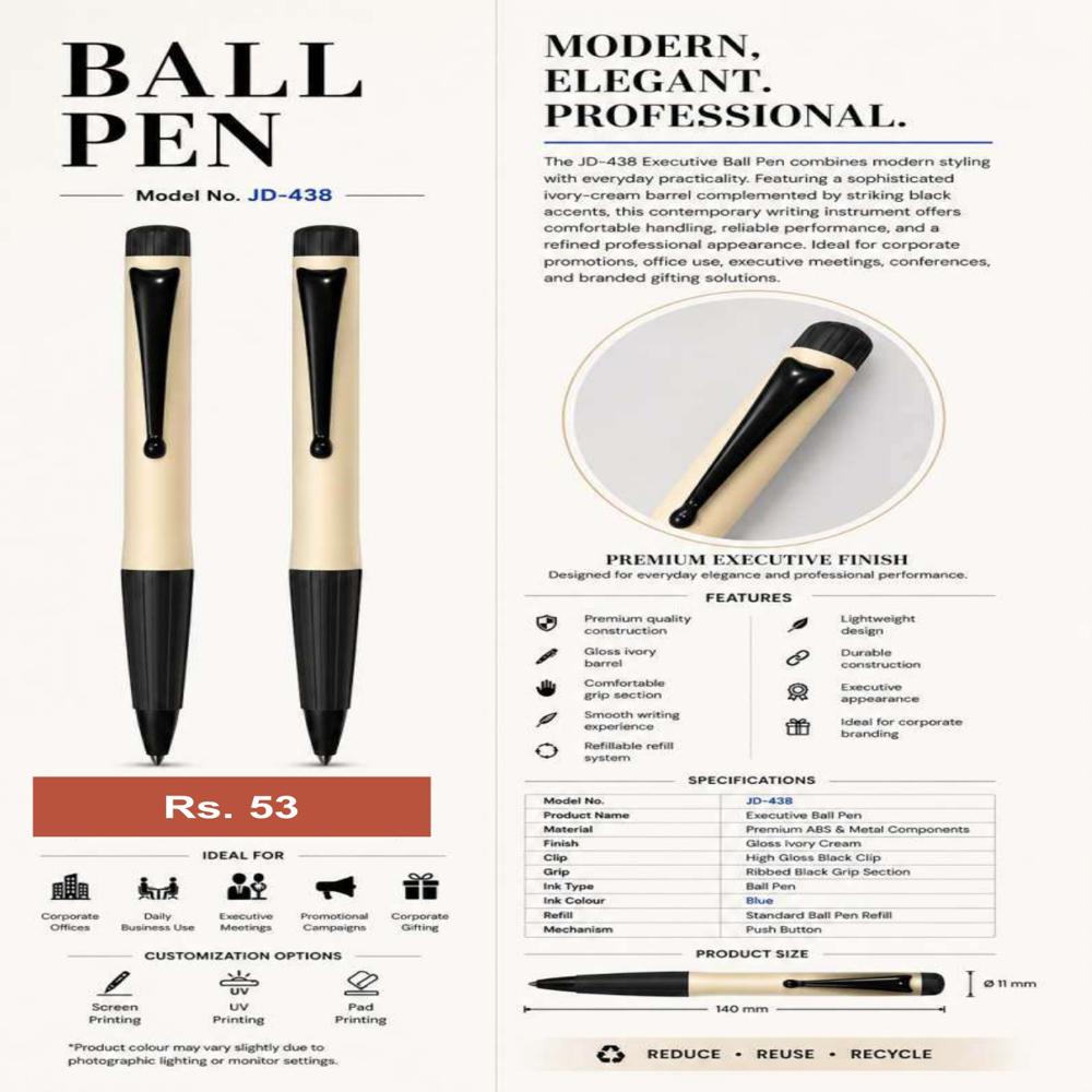 JD-438 Executive Metal Ball Pen