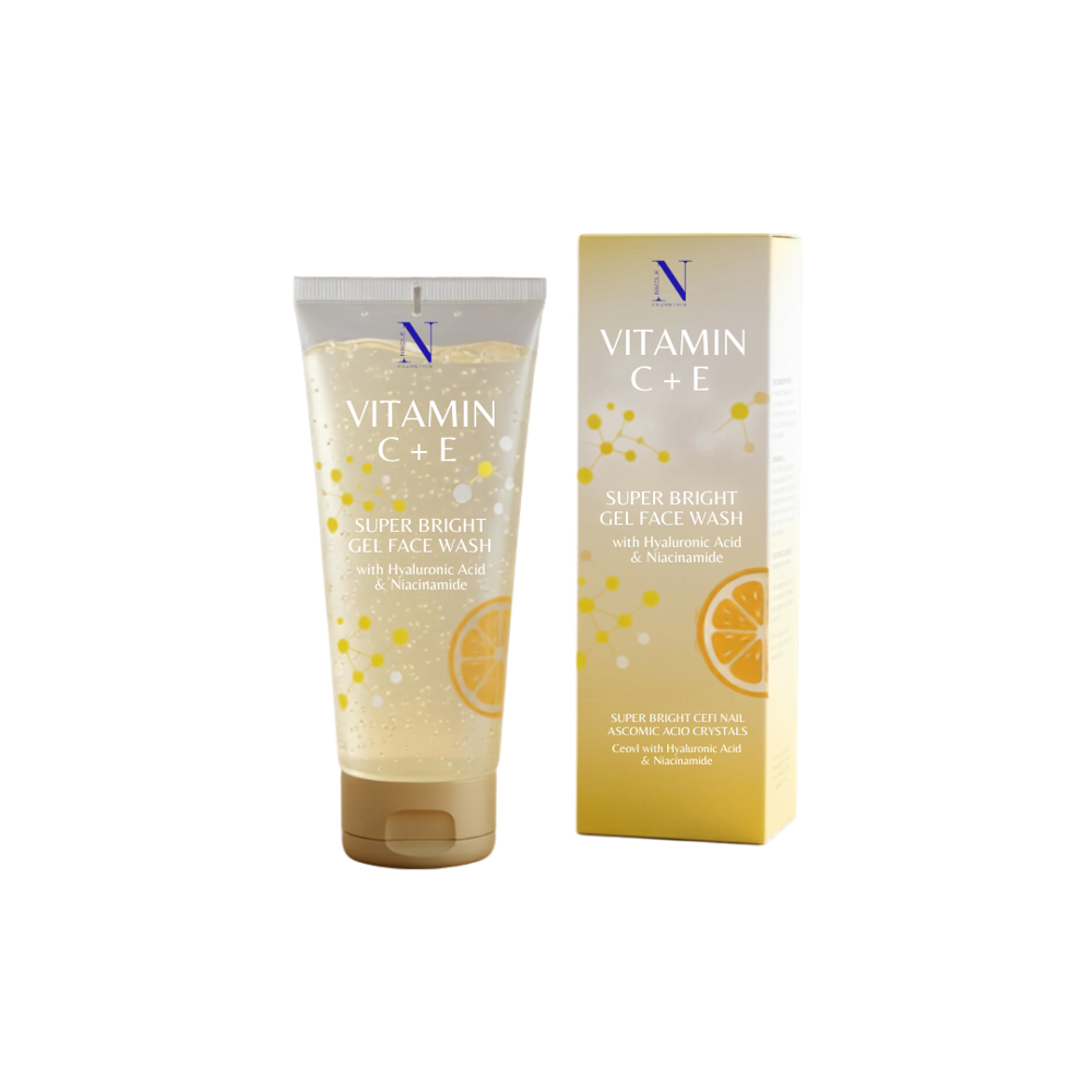 Vitamin C And E Super Bright Gel Face Wash - Attributes: Smudge Proof