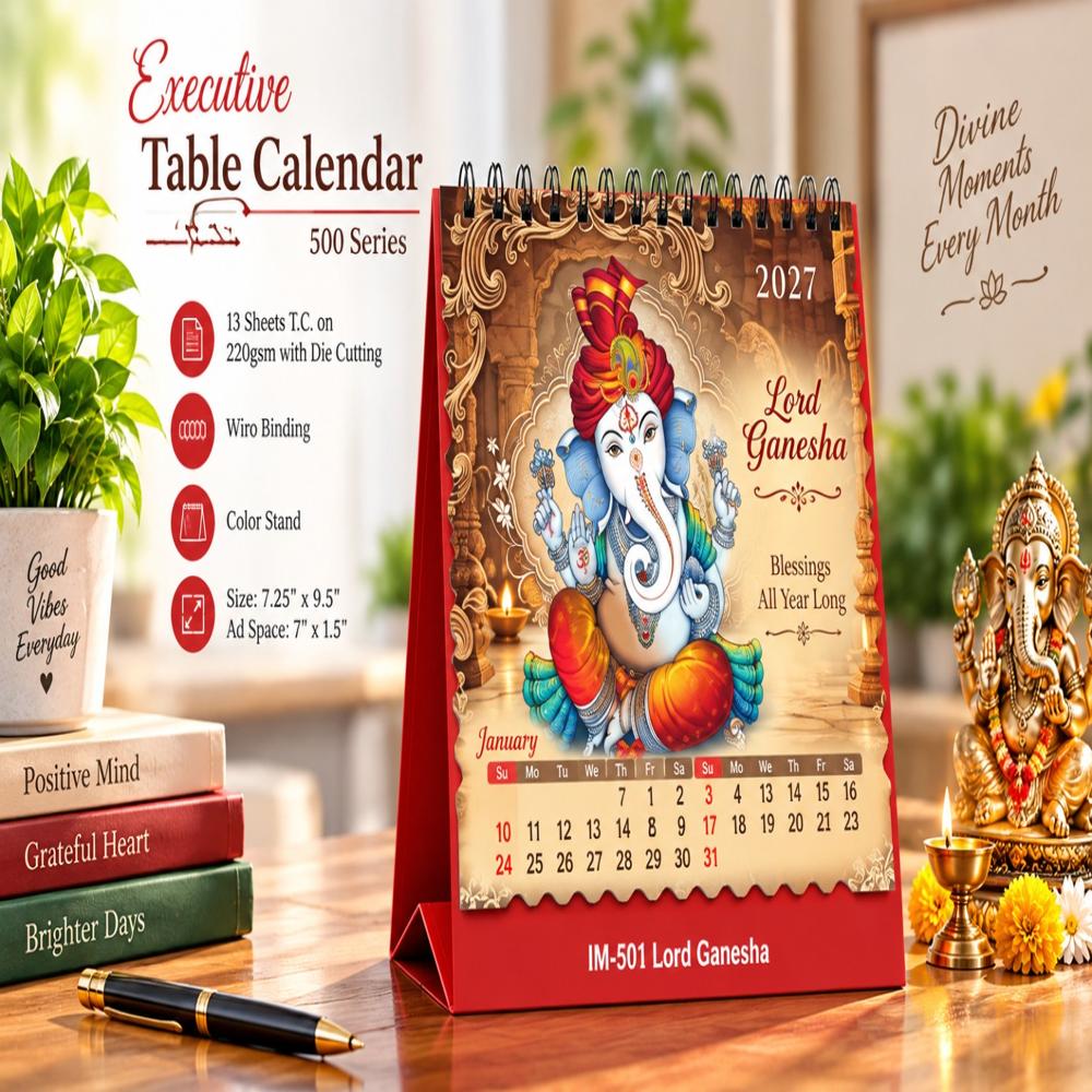 Jalan IM-501 Executive Table Calender
