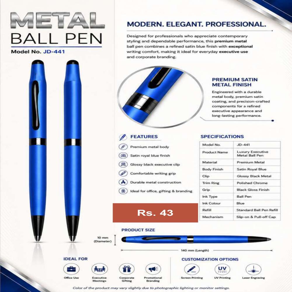 JD-443 Executive Metal Ball Pen