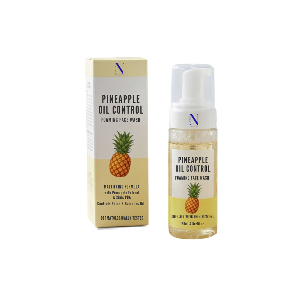 Pineapple Oil Control Foaming Face Wash - Attributes: Smudge Proof
