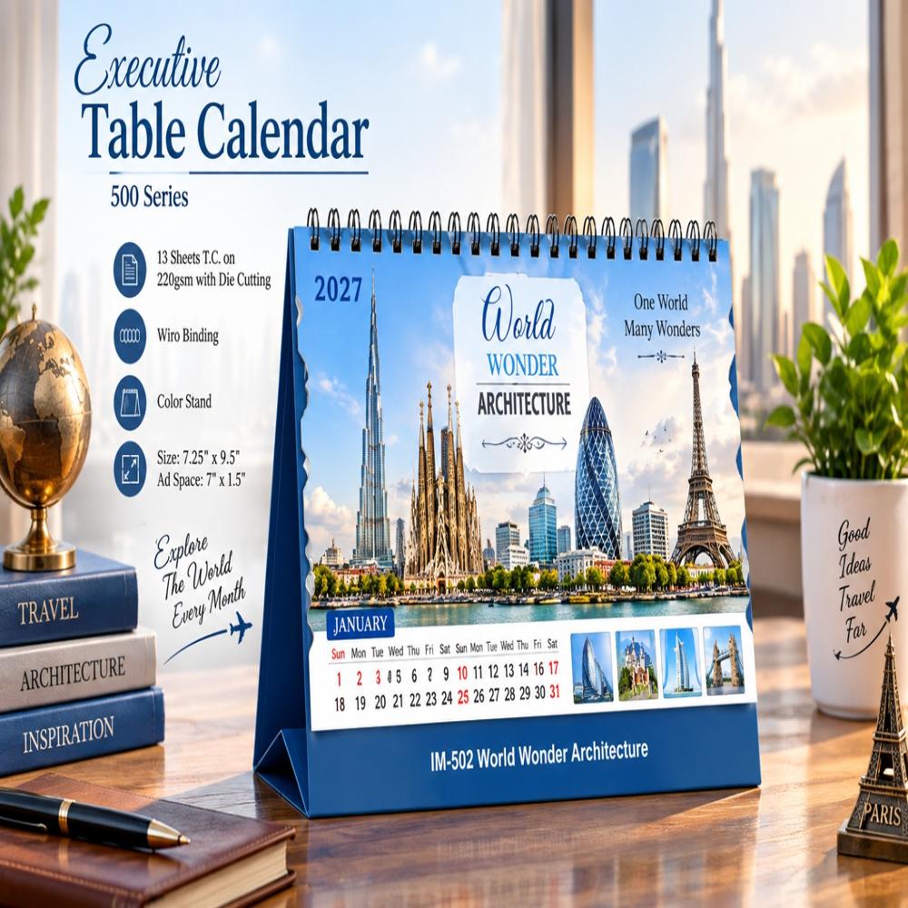 Jalan IM-502 Executive Table Calender