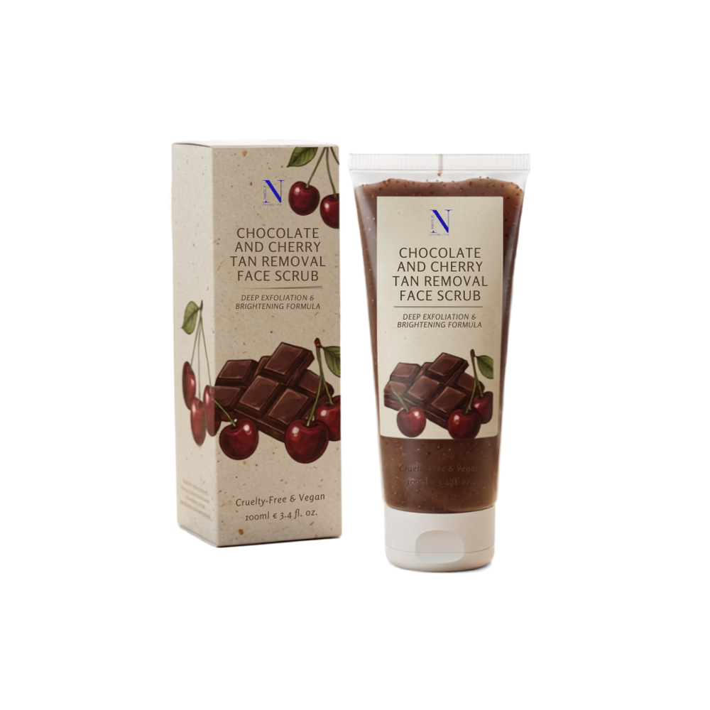 Chocolate And Cherry Tan Removal Face Scrub - Attributes: Smudge Proof