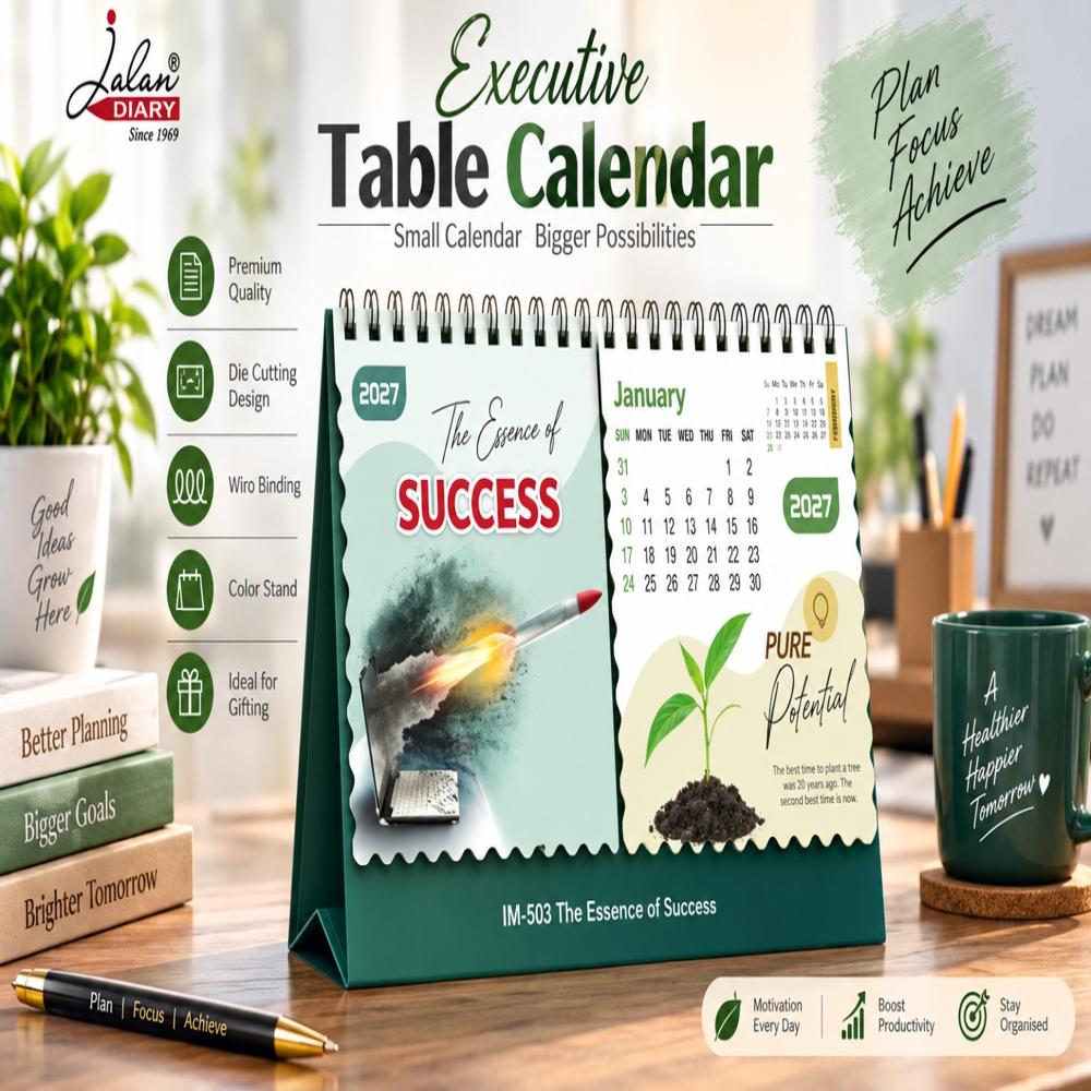 Jalan IM-503 Ecexcutive Table Calender
