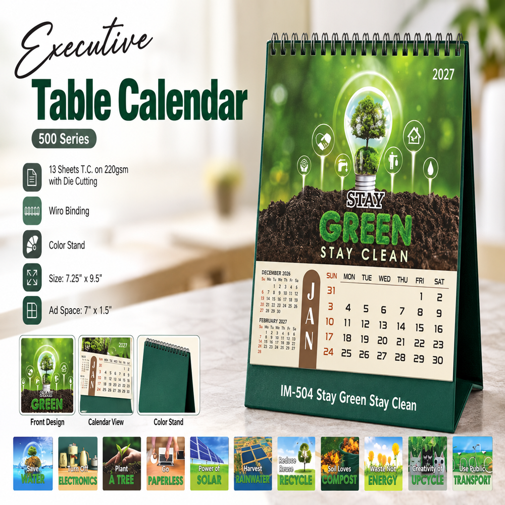 Jalan IM-504 Executive Table Calender